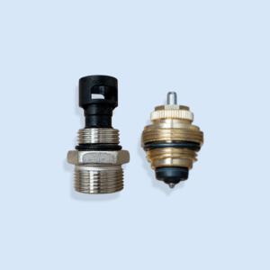 ICMA Thermostatic Return Pin Valve Insert and M24 Spigot/Tail for 1” Manifolds
